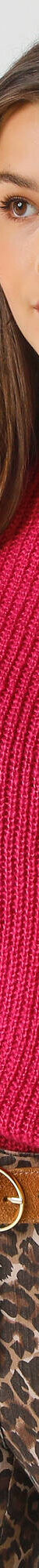 Pull loose, manches longues et larges, maille anglaise (fuchsia) Pull loose, manches longues et larges, maille anglaise (fuchsia)
